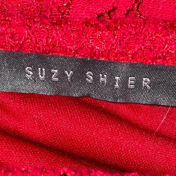 π Bundle Deal: 4 for $20! π off the shoulder red lace top S - Picture 4 of 9